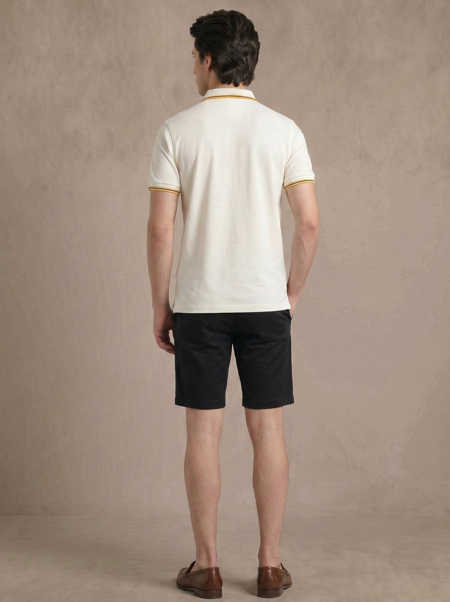 Egg White Tipped Luxury Polo