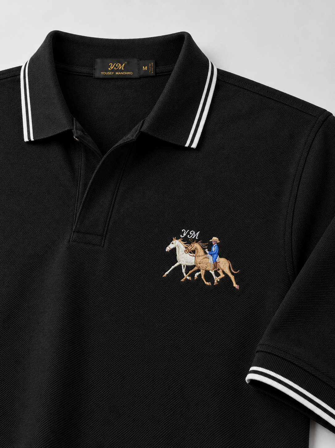 Heritage Black Polo