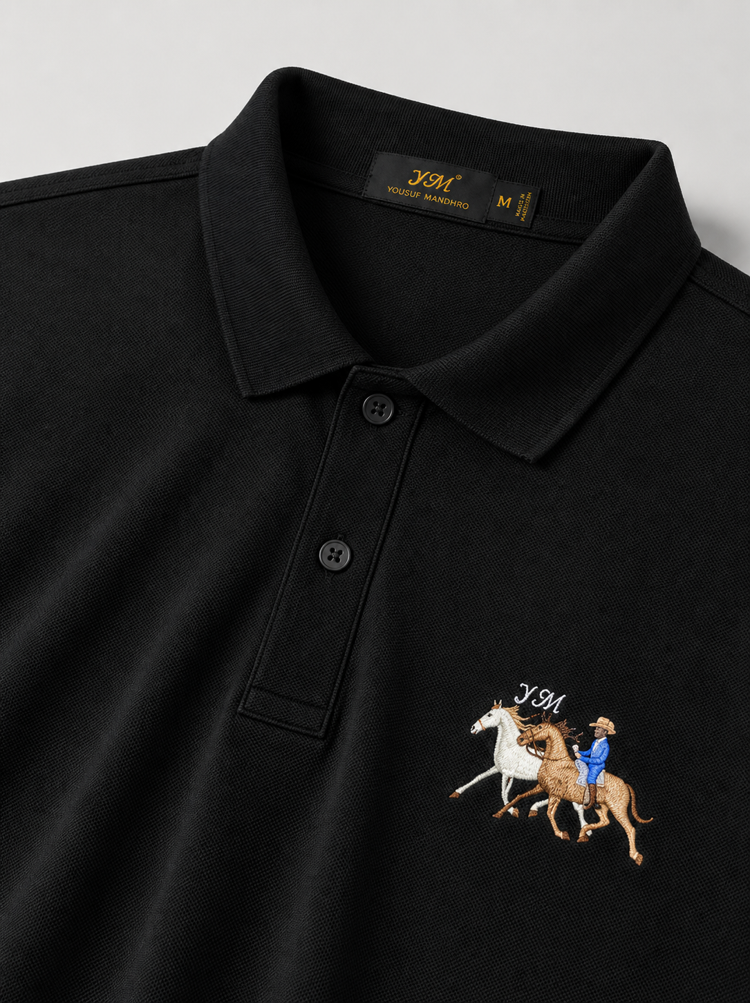 Classic Black Polo