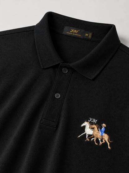 Classic Black Polo