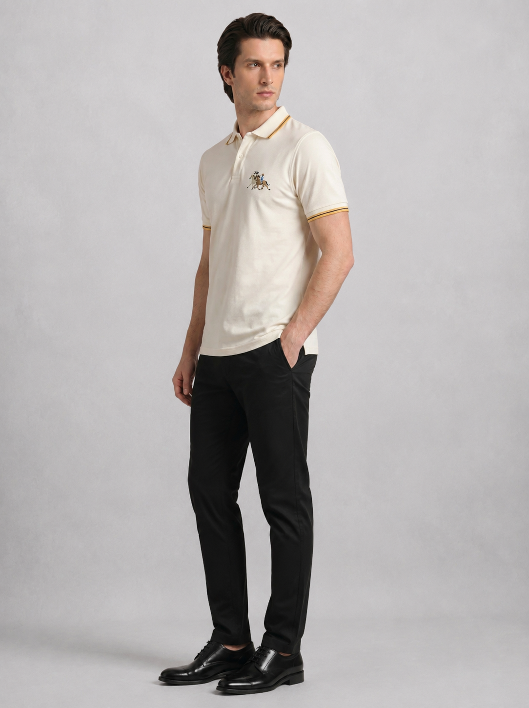 Signature Egg-White Polo