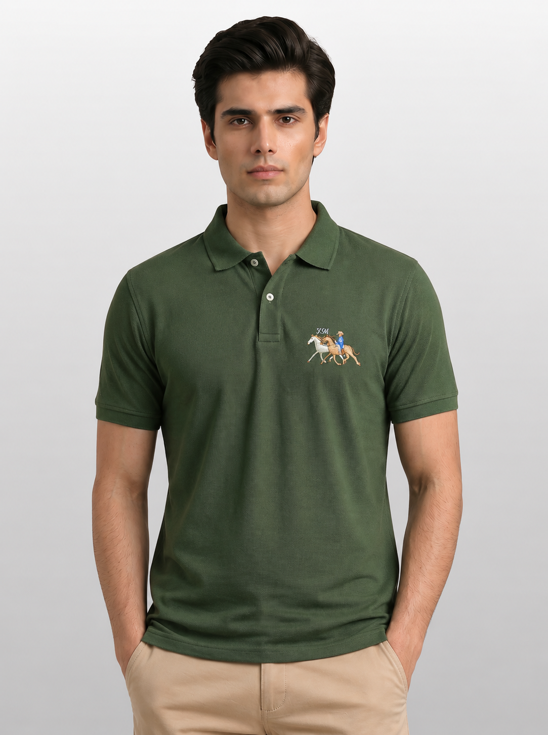Classic Olive Polo