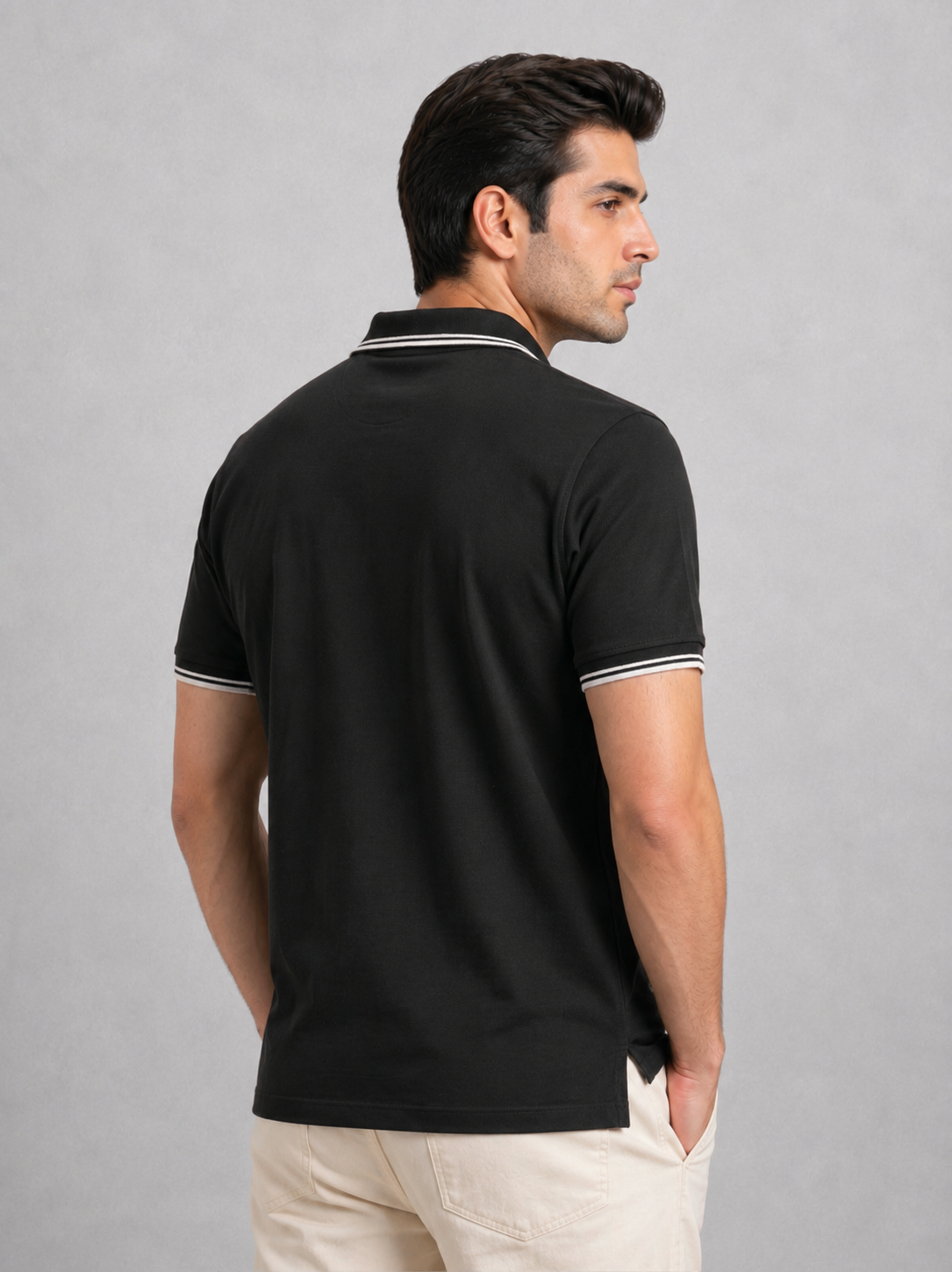 Heritage Black Polo