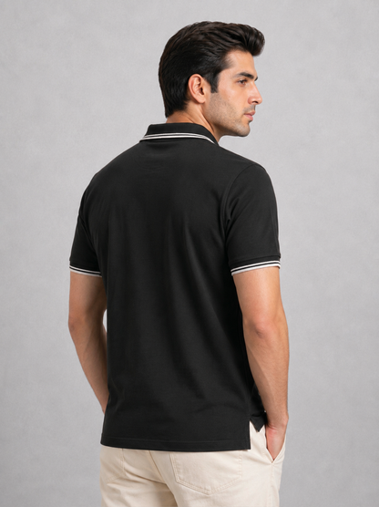 Heritage Black Polo