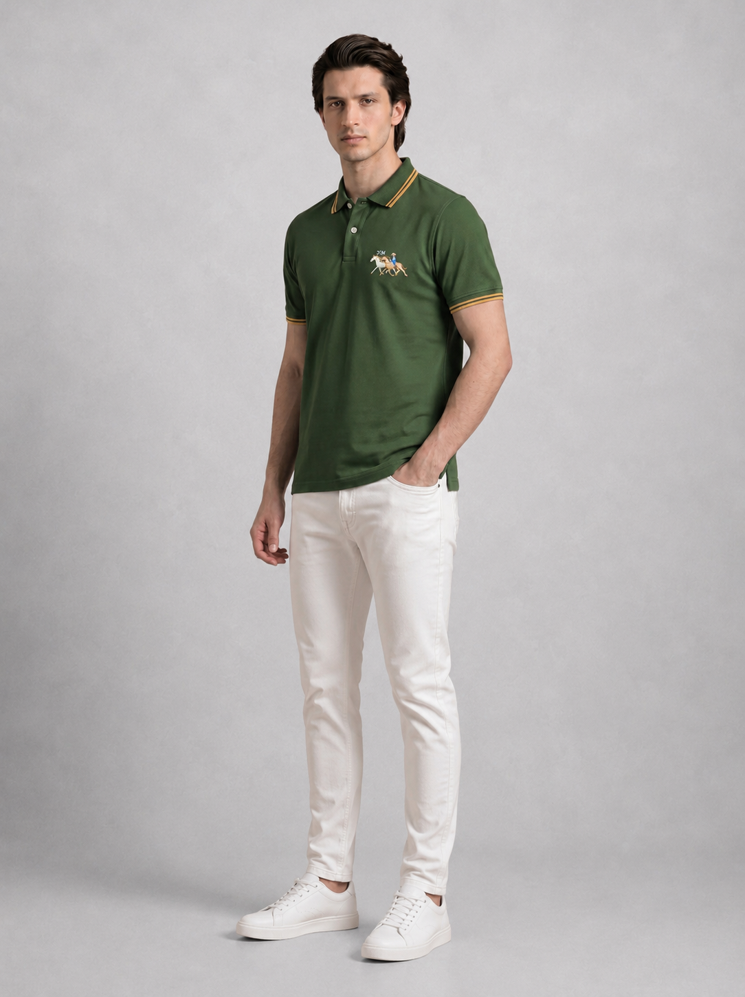 Signature Olive Polo