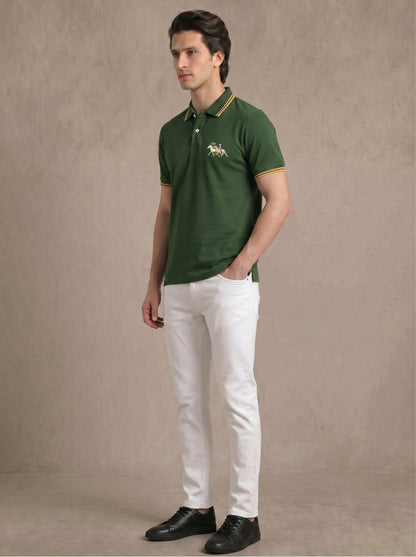 Green Tipped Luxury Polo