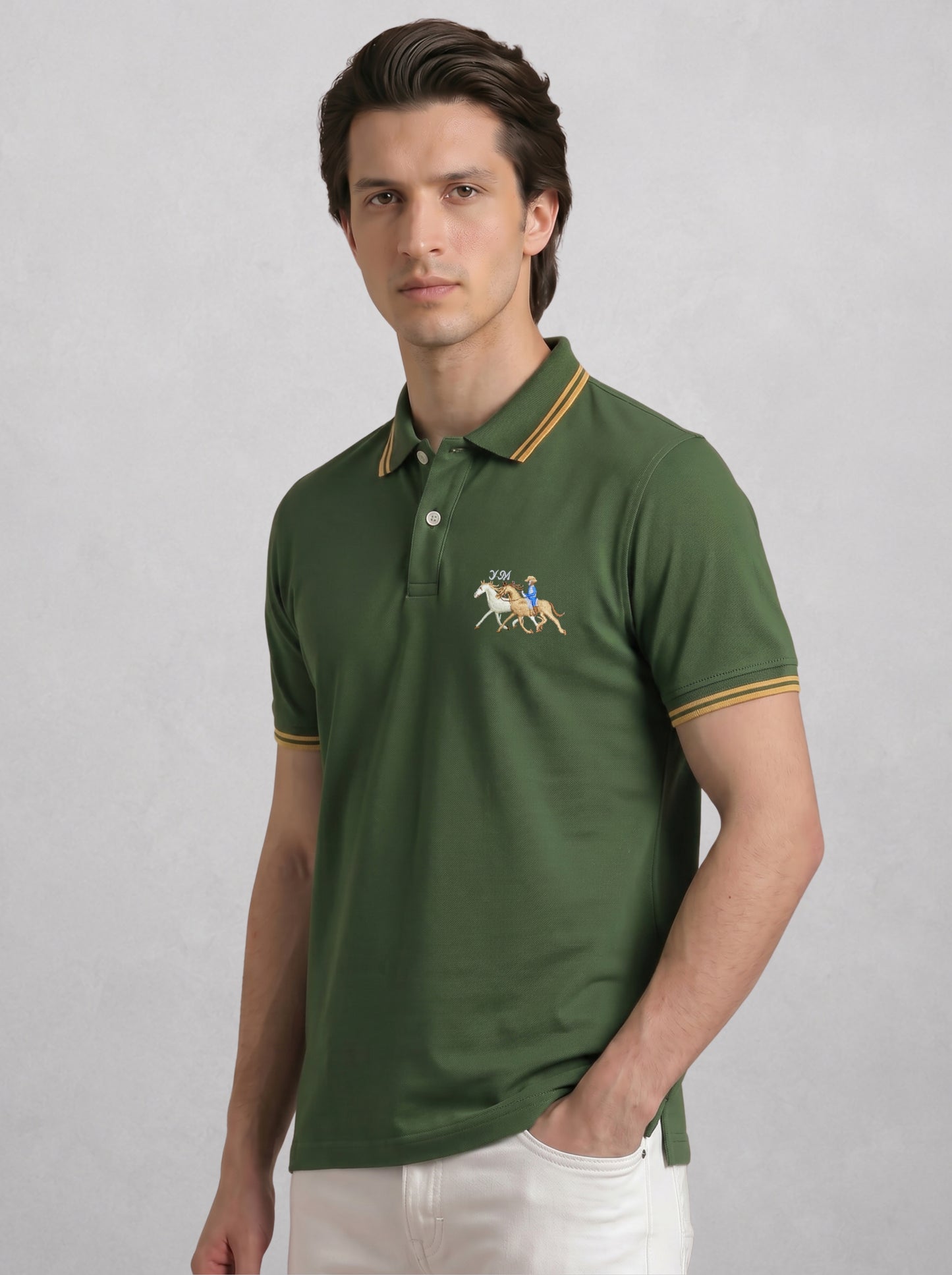 Signature Olive Polo