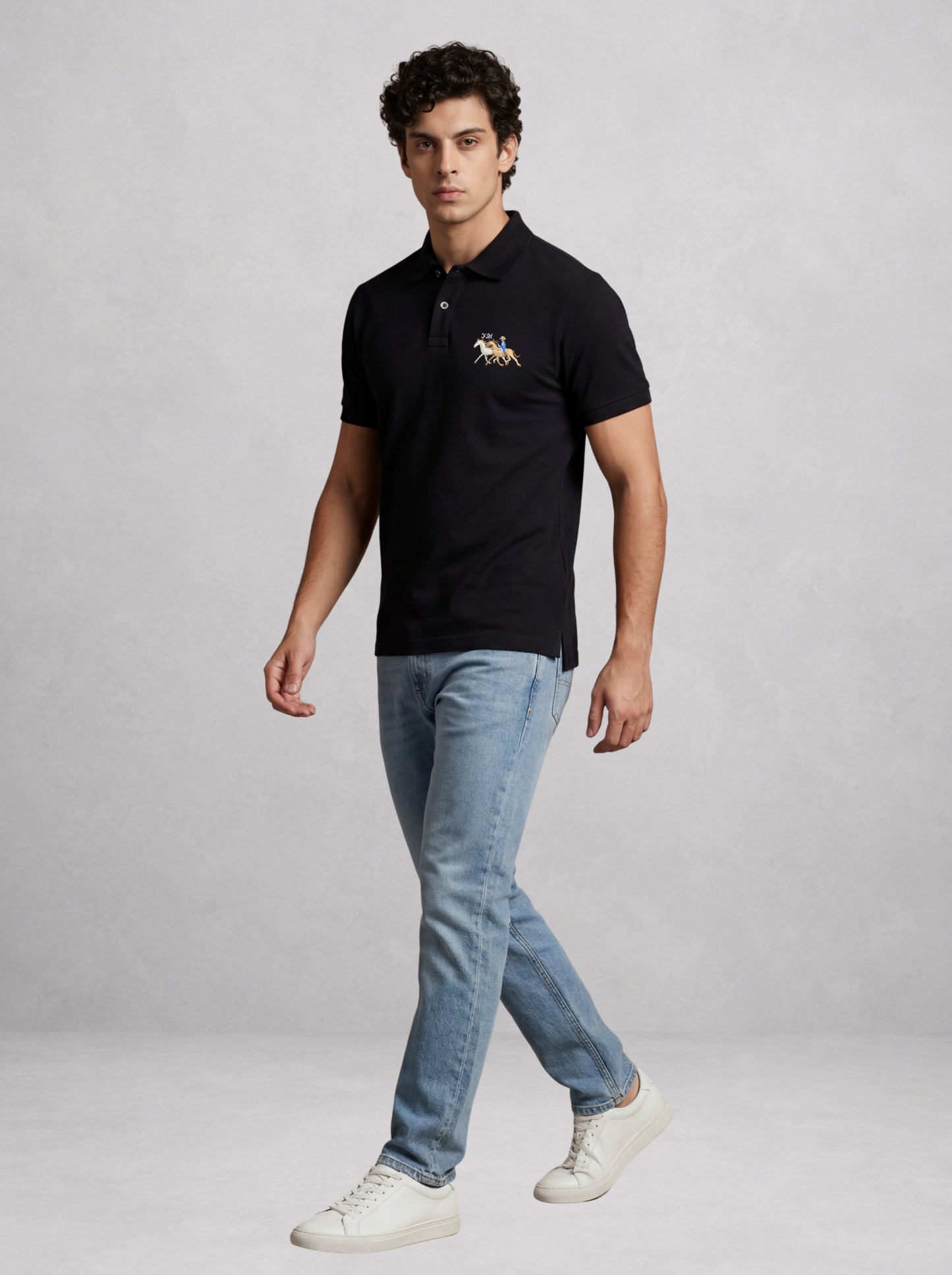 Classic Black Polo