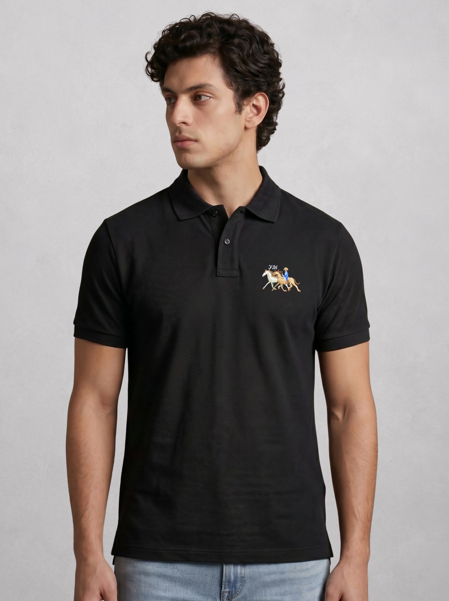 Classic Black Polo