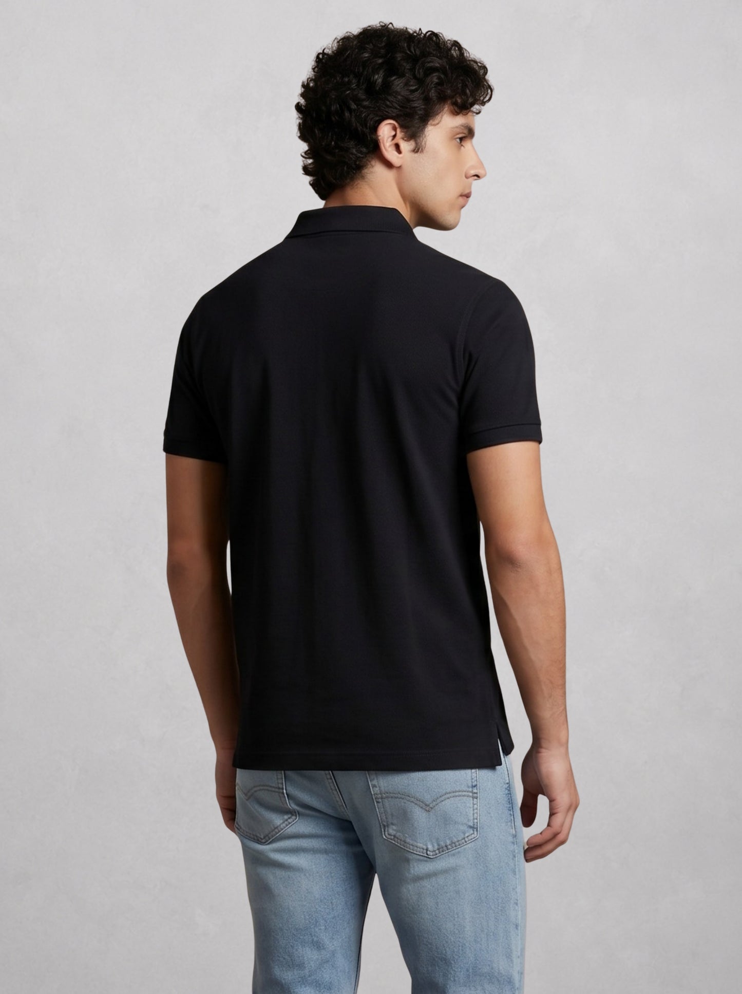 Classic Black Polo