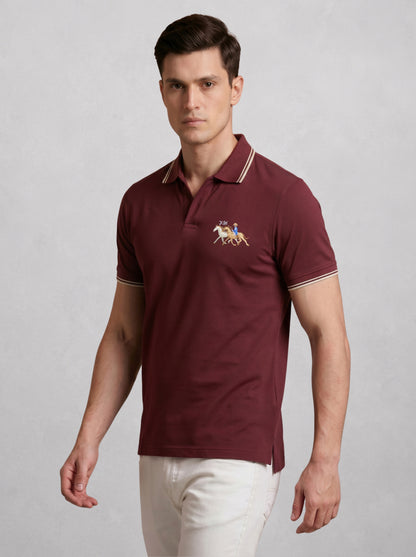 Heritage Maroon Polo