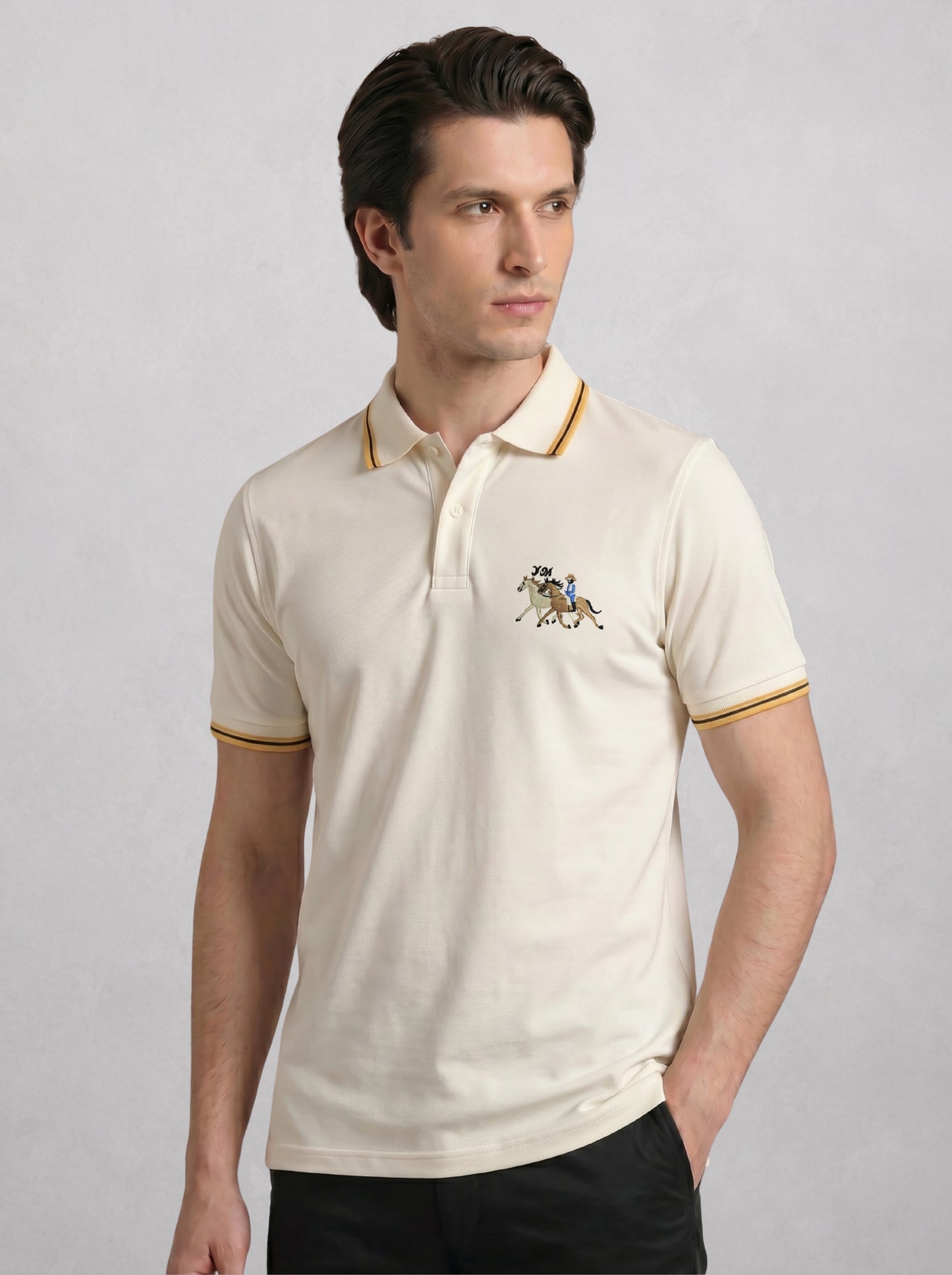 Signature Egg-White Polo