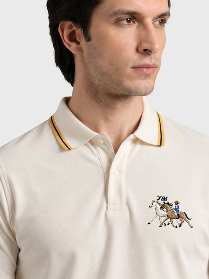 Signature Egg-White Polo Shirt