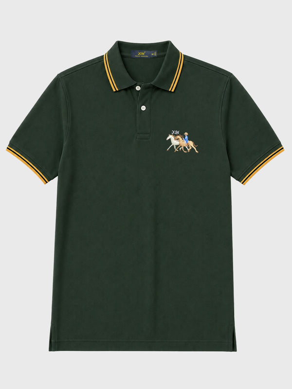 Signature Olive Green Polo Shirt