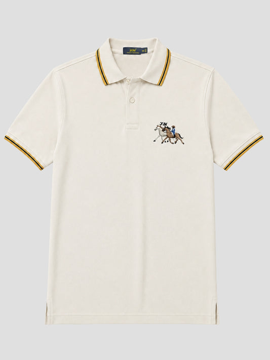 Signature Egg-White Polo Shirt