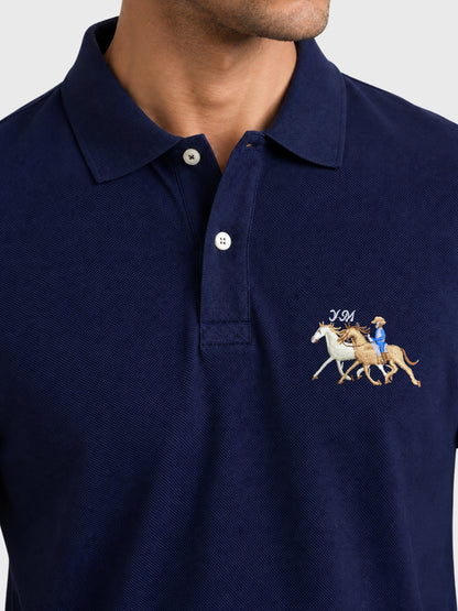 Classic Navy Blue Polo Shirt