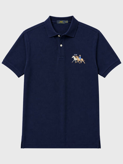 Classic Navy Blue Polo Shirt