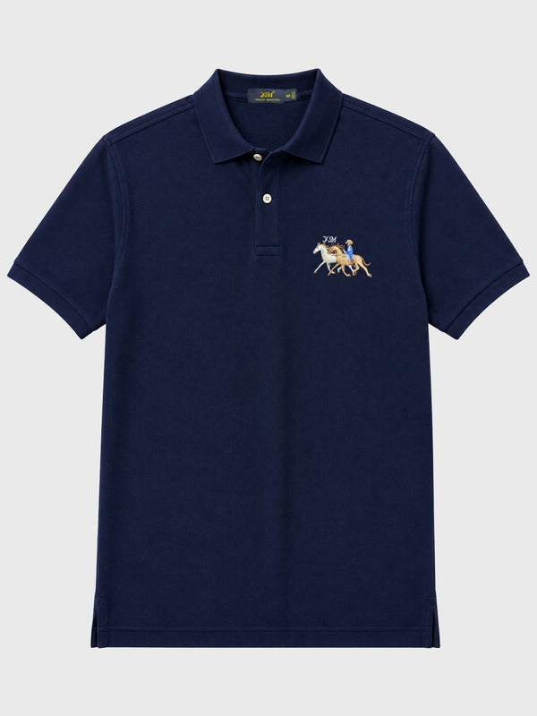 Classic Navy Blue Polo Shirt