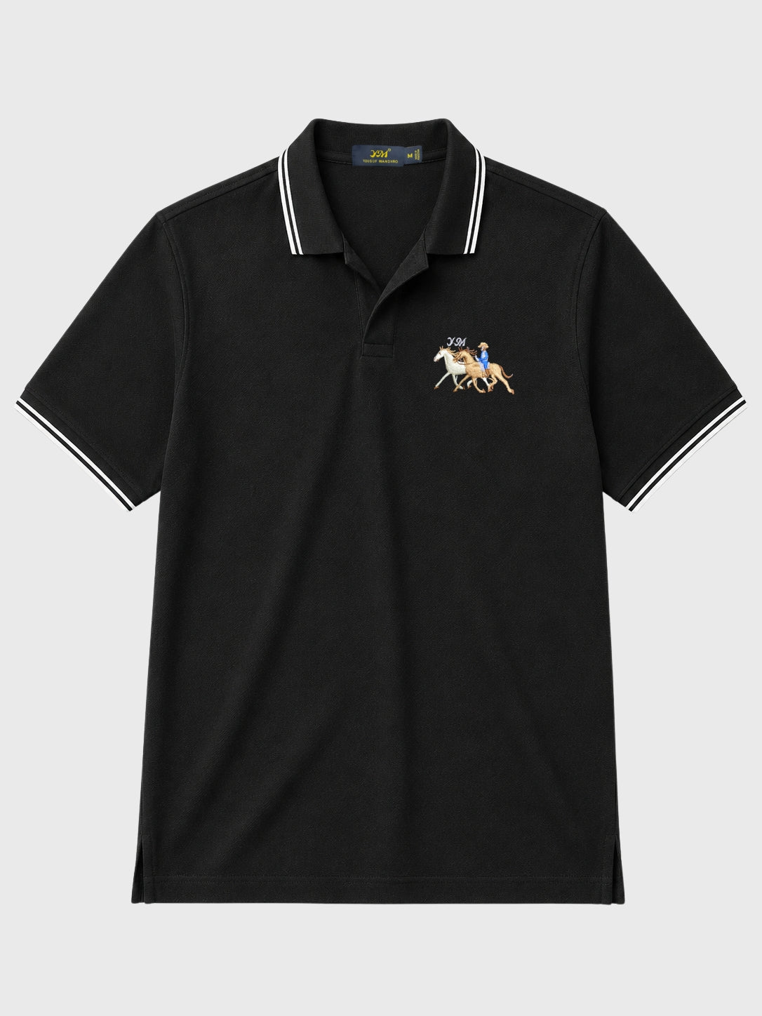 Heritage Black Polo Shirt