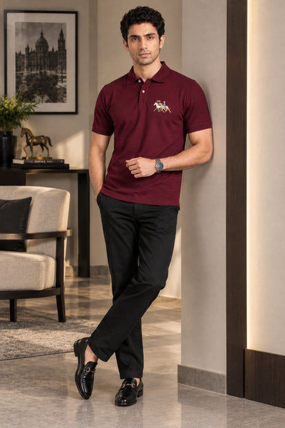 Classic Maroon Polo Shirt
