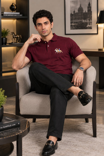 Classic Maroon Polo Shirt