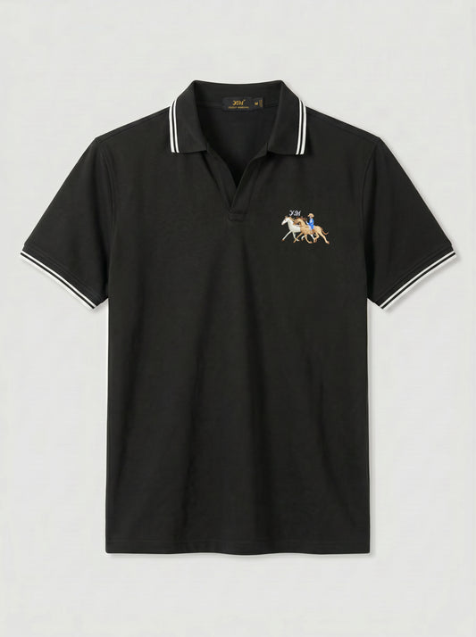 Heritage Black Polo