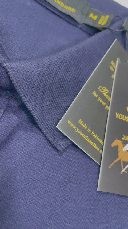 Classic Navy Blue Polo Shirt