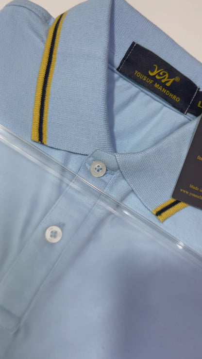 Signature Sky Blue Polo Shirt